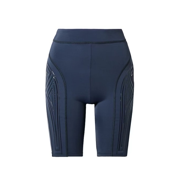 Fendi Pants - Fendi Printed Sport Shorts Bike Short Cycling Ffreedom Navy Black Padded Size 38